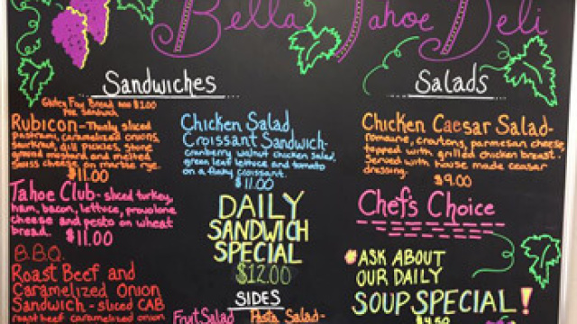 Bella Tahoe Catering & Deli