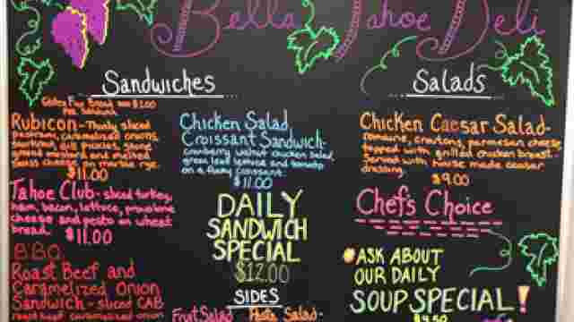 Bella Tahoe Catering & Deli
