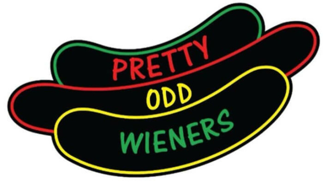 Pretty Odd Wieners Hot Dog Cart
