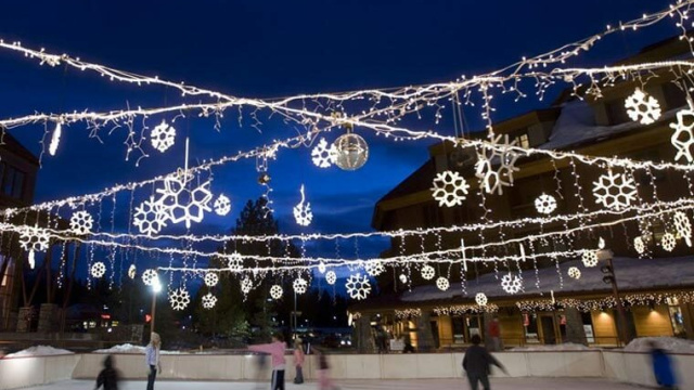 Heavenly Village Outdoor Ice Skating Rink
