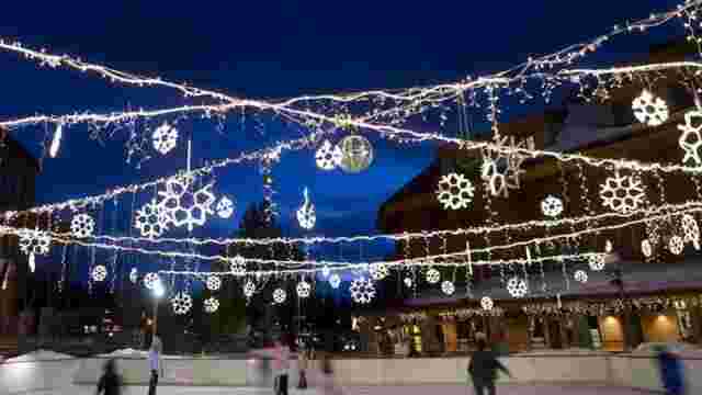 Heavenly Village Outdoor Ice Skating Rink