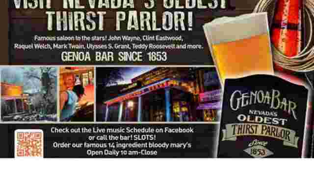 Genoa Bar – Oldest Bar in Nevada