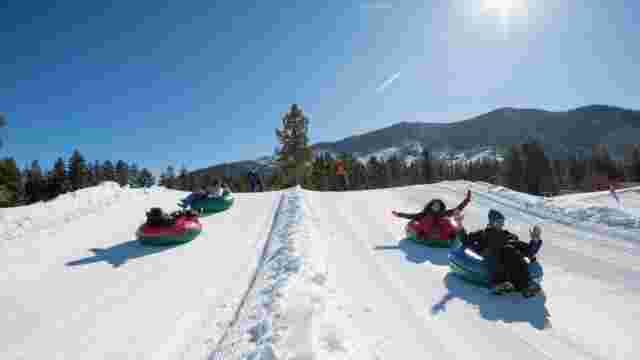 Tahoe Snowmobile Tubing Hill